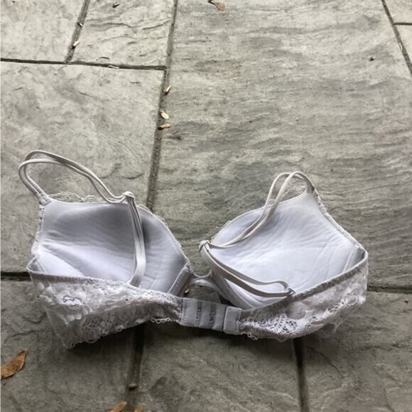 Acubi mermaidcore fairycore Women lace white push up 32B - Picture 2 of 3